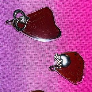 Real butterfly wing pendants!